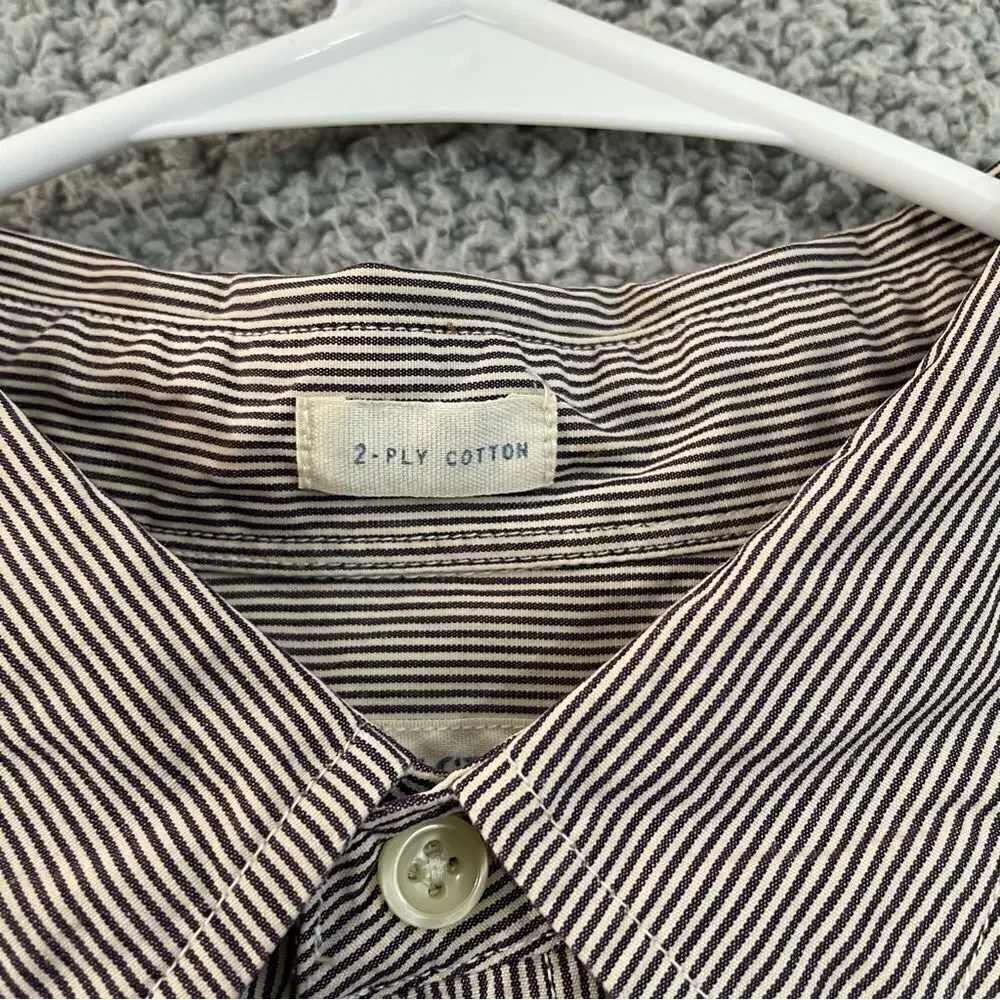 J. Crew Shirt Mens XL Striped Preppy‎ Casual Button Front